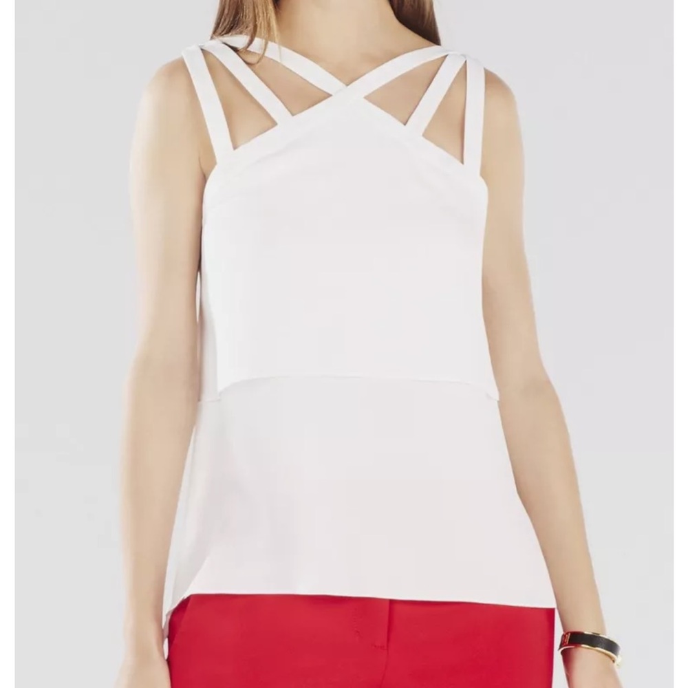 BCBG Maxazaria white top size xxs